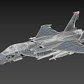 Gray Military Fighter Jet With Cockpit Attached Missiles And Tail Number 227