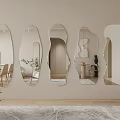 Modern mirror Full-length mirror 3d model