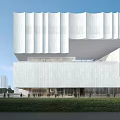 Modern Museum Architecture Shanghai Museum East 3d model