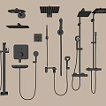 Shower combination 3d model