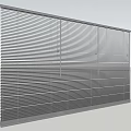 shutter curtain 3d model
