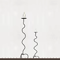Simple Decorative Candlestick 3d model