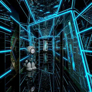 Modern KTV Aisle 3d model