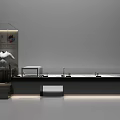 Modern Glass Display Shelves With LED Lighting And Retail Showcase Design For Clothing