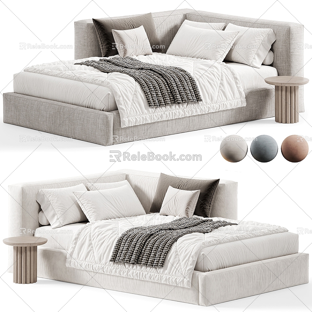 Children's bed Single bed 3d model