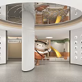 Kindergarten Interior With Playful Decor And Bright Space