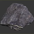 Natural Purple Stone With Rough Texture For Decorative Display And Design Projects