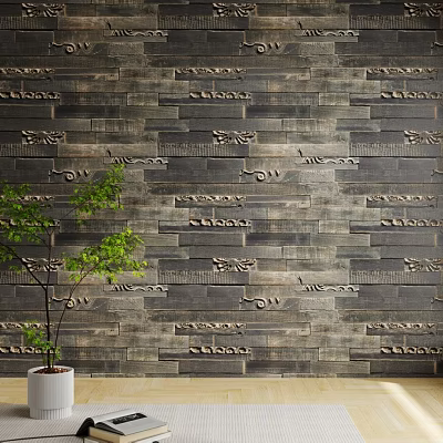 Modern background wall wall bedside wall 3d model Modern background wall wall bedside wall 3d model