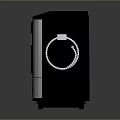 Modern Compact Mini PC With Silver Black Body And White Circular Front Panel