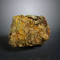 Natural Stone with Rough Surface Earthy Color Tones and Distinct Textural Features