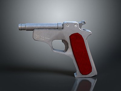 pistol semi-automatic pistol automatic pistol modern weapon hot weapon hot weapon gun military 3d model