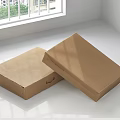 Modern Carton Paper Case Packing Box Express Box Cardboard Box Cardboard Box 3d model