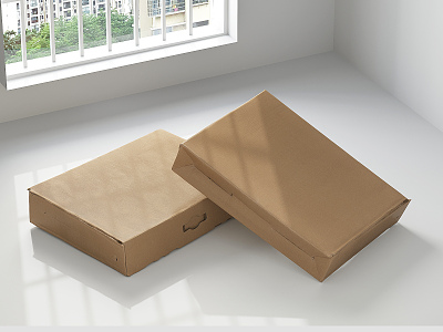 Modern Carton Paper Case Packing Box Express Box Cardboard Box Cardboard Box 3d model