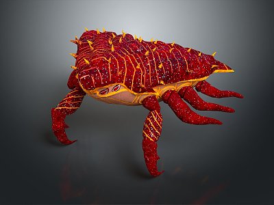 crab sea crab river crab hairy crab bread crab hermit crab big crab small crab marine animal fish 3d model