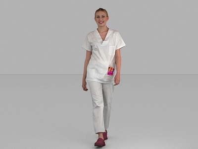 Nurse Hospital Doctor 3d model