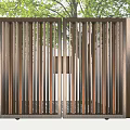 Car Entrance Gate Design Collection Showcasing Modern Slatted Metal Structures And Styles