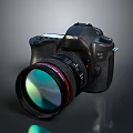 Canon EOS Digital Camera With Professional Lens For Photography Enthusiasts