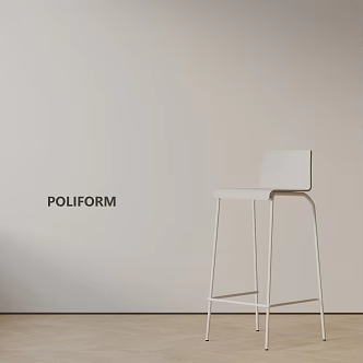 Modern Bar Chair 3d model
