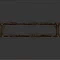 Rustic Wooden Furniture Benches With Long Plank Design And Sturdy Legs