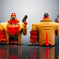 Modern Game Characters Virtual Characters Virtual Characters 3d model
