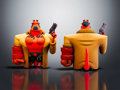 Modern Game Characters Virtual Characters Virtual Characters 3d model