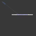 Stainless Steel Linear Track With Mounting Holes And Smooth Surface