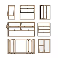 folding window 3d model