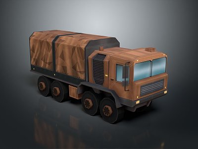 Military Truck Military Transporter Military Transporter Armed Transporter Armored Transporter 3d model