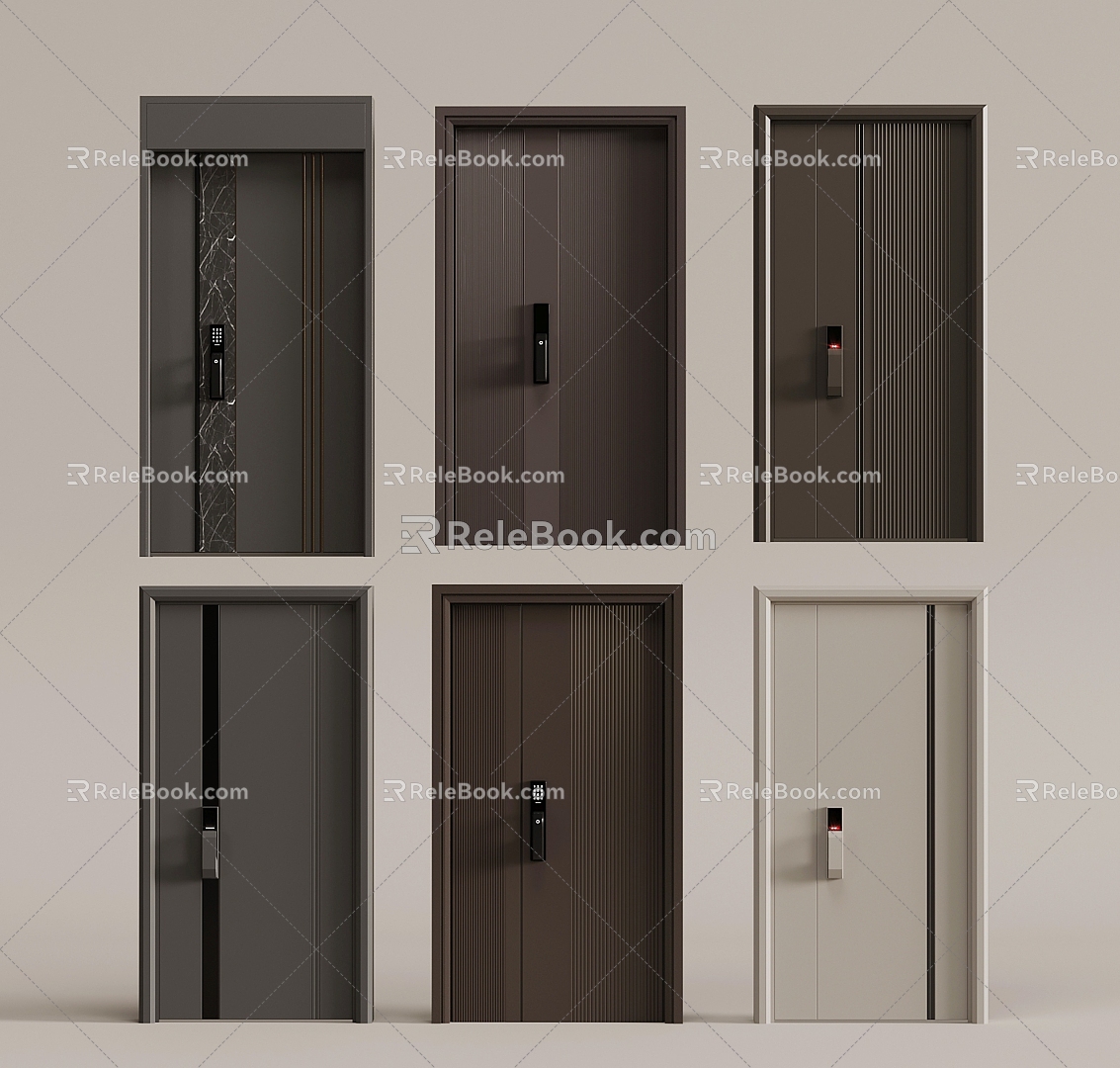 Entry door security door model