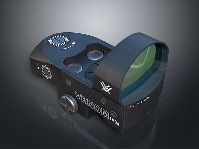 Vector Optics Ventus Black Sight With Green Lens And Adjustable Knobs 3d model