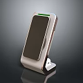 Sleek Modern Wireless Charging Stand With Tilting Panel And Green Light