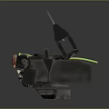 Infrared Steiner Laser Pistol Light Source Firearm Sight Firearm Device 3d model