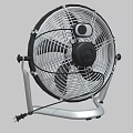 Air Cooler Fan With Metal Stand Black Blades Metal Grill And Effective Ventilation