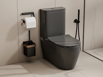 Smart toilet 3d model