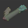 Modern Robot Arm Robot Arm Mechanical Arm Robot Arm Robot Head 3d model