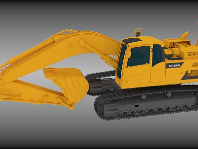 Excavator crawler 3d model Excavator crawler 3d model