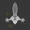 Yellow and Black Spotted Gecko With White Underbelly Open Mouth Outstretched Limbs On Black Background