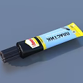 Multiple PVA Glue Tubes In Yellow And White Packaging For Household Use