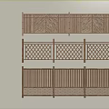 Wooden Railings With Lattice And Slatted Panel Designs For Outdoor Spaces