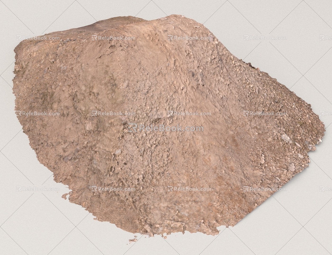 Sand mound scanning 3d model