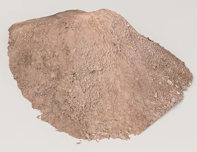 Sand mound scanning 3d model