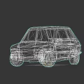Yellow Vintage Small Car Featuring Retro Design And Compact Body Style