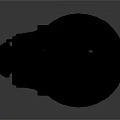 Black Industrial Equipment With Transparent Chamber And Internal Mechanical Parts