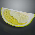 Fresh Green Lime Slice With Juicy Pulp And Visible Seeds On Dark Background