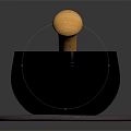 Traditional Copper Mortar with Wooden Pestle on Decorative Embroidered Mat