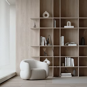 Modern single sofa 3d model