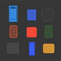 Colorful Plastic Storage Baskets And Rectangular Containers For Household Organization