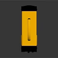 Yellow Welding Machine With Black Handle And Control Panel Features Digital