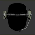 Professional Over Ear Headphones With White Ear Cups And Built In Microphone