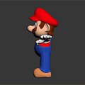 Mario Plush Toy With Red Hat Blue Overalls White Gloves And Outstretched Arms
